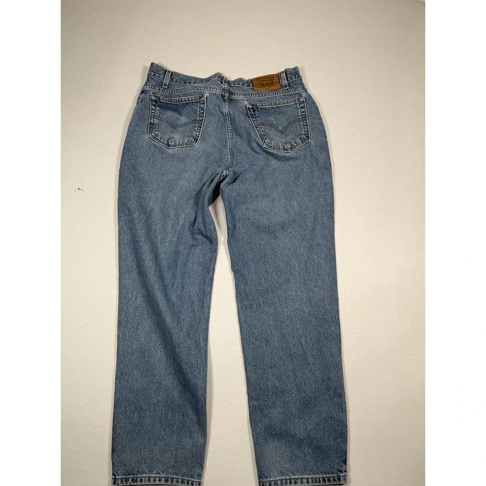 Harley-Davidson Jeans Mens 43x31 Blue Medium‎ Wash Straight Denim Motorcycle
